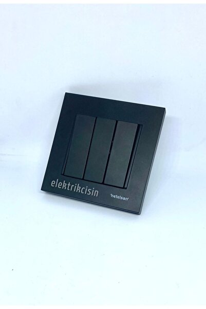 Netelsan Byobu Black Triple Switch (excluding frame) 1 Piece