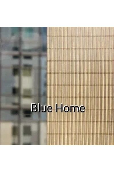 Blue Home Стъклено фолио Meiwa, японска технология, статично витражно щори 4dx / Размер: 46 см x 1 м -jal8