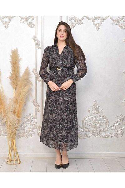 CİXAPLE Rochie cu imprimeu din sifon