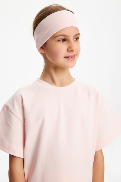 Babygiz Κοριτσίστικη βαμβακερή χτενισμένη, αντιολισθητική, αντι-ιδρωτική, εξαιρετικά ελαφριά, εύκαμπτη μπάντα μαλλιών