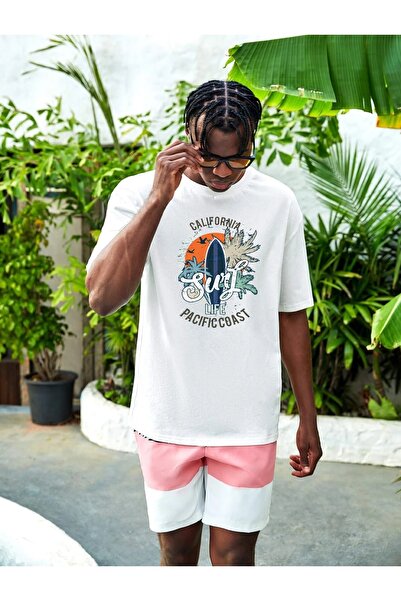 Deocept Μπλουζάκι Unisex Surf Printed