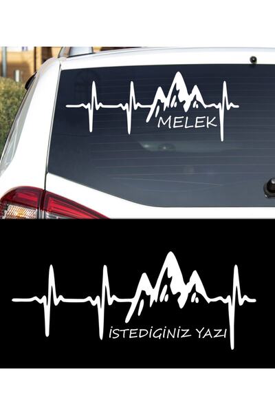 Melek Pazarı ملصق سيارة جبلي مقاس 20 × 9 سم، ملصق تلقائي