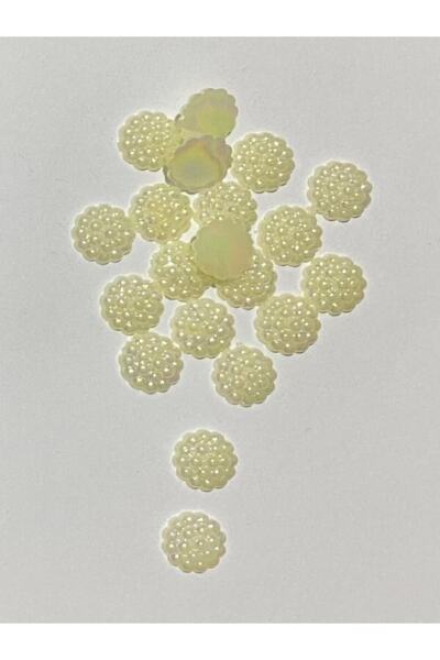 Öztürk Χειροποίητο Σανίδα Janjan με Χρώμα Κρέμα Half Pearl - 14mm, 25 Gram, Π...