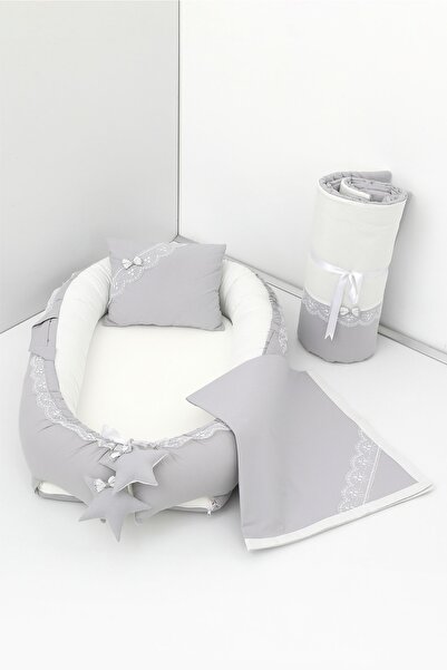 Umaybebek 4 Parça - Babynest, Bebek Uyku Yatağı, Baş Yastık, Bebek Pikesi, Yo...