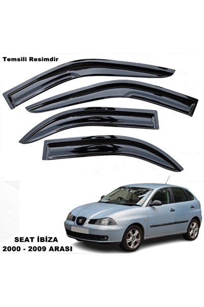 caraks Seat Ibiza Mügen Cam Rüzgarlığı 2002 - 2009 Arası 4 Lü Takım -