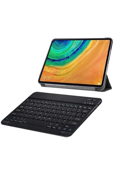 Microcase Huawei MatepadPro10.8 InchTablet2in1Set Delüx Leather Standlı Kılıf+Bluetooth Klavye - Al8108 Uyumlu