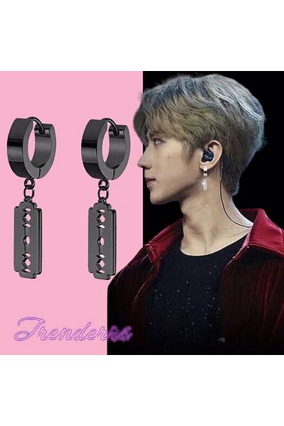 Trenderrs Unisex Hypoallergenic Gothic Punk Stainless Steel Earrings