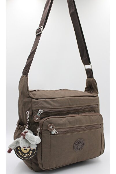 Bevitton حقيبة كتف نسائية من القماش المقاوم للماء من كلينكير 4100 مينك