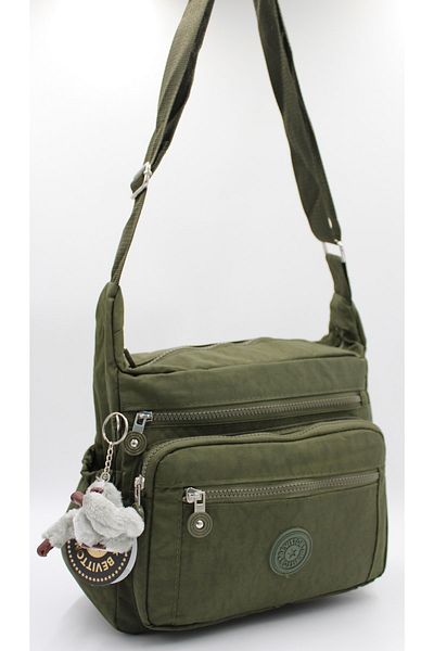 Bevitton Cell Green Shoulder Bag - 4100 Factory Strap που παραμένει στεγνό στο νερό