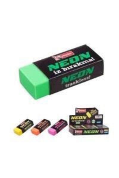 Mikro Eraser Soft (Neon) 2b-24y (Pack of 24)