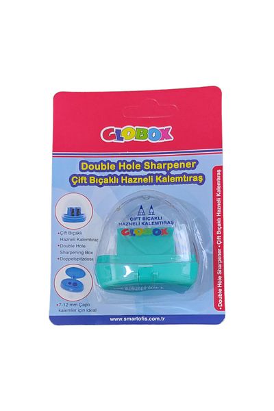 Globox Double Chamber Pencil Sharpener For Jumbo And Regular Pencil Sizes