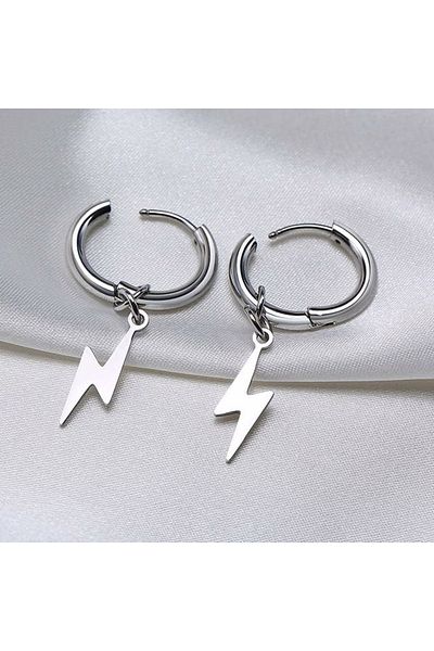 Trenderrs Unisex Hypoallergenic Gothic Punk Stainless Steel Earrings