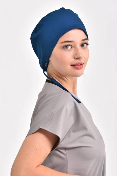 Owlet Medikal Petrol Mavisi Likralı Cerrahi Bone