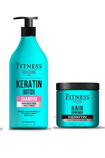 Fitness Professional Kuru Saçlara Özel Onarıcı Nemlendirici Keratin Botox Şam...