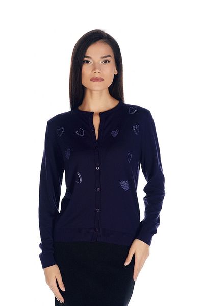 Solo Sparkle of the Heart" Knitwear Knitted Cardigan