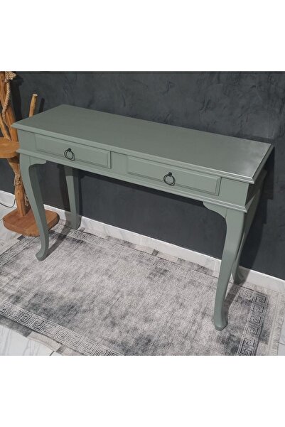 ROYS AHŞAP Roys Ahsap 7033 Cement Grey 100 Cm Çekmeceli Ahşap Dresuar