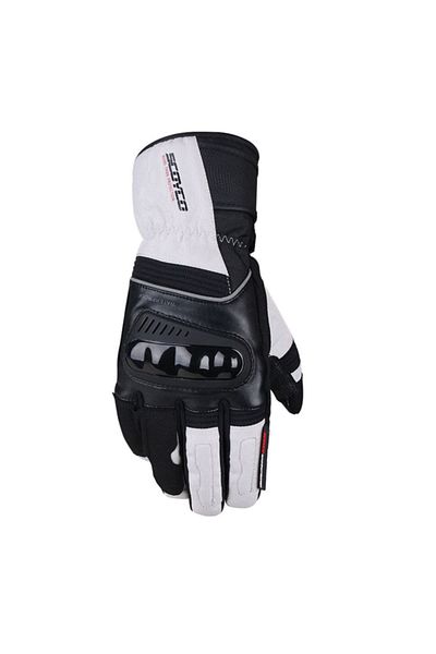 Scoyco Mc 82 White Winter Motorcycle Gloves