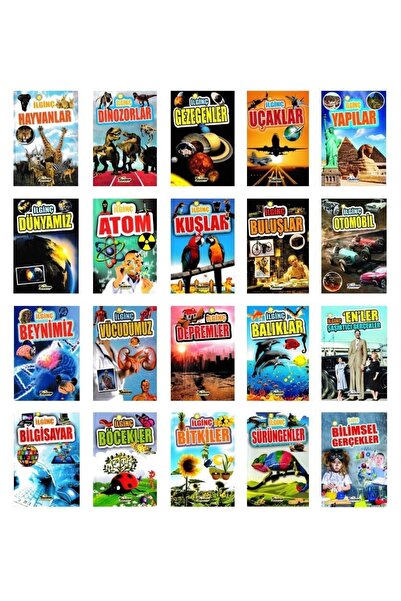 Teleskop Popüler Bilim Ilginç Bilgiler Serisi 20 Kitap