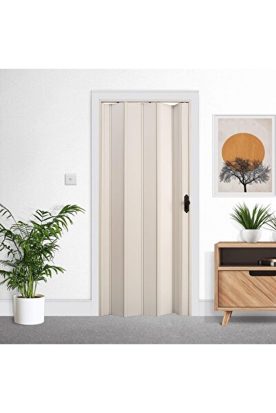 FARAN DEKORASYON 102 X 230 Beyaz Renk Camsız Pvc Akordiyon Kapı - Frnakmodel-...
