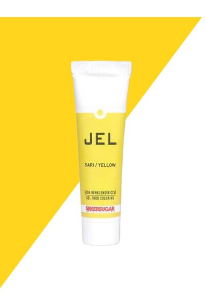 ŞEKER & SUGAR Sarı Jel Gıda Boyası 100 Gr.