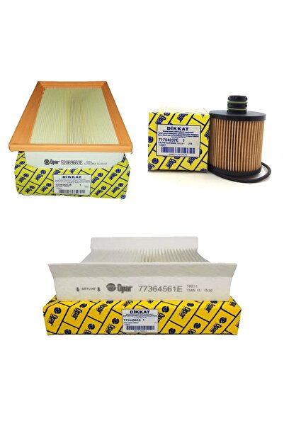 OPAR Fiat Egea 1.6 D Multijet Euro 6 Filtre Bakım Seti 120 Bg Model 2016-sonrası [karbon 3lü]