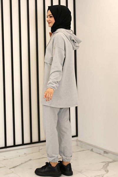 Fashion Showcase First Tracksuit Set Gray Design Fsc2160