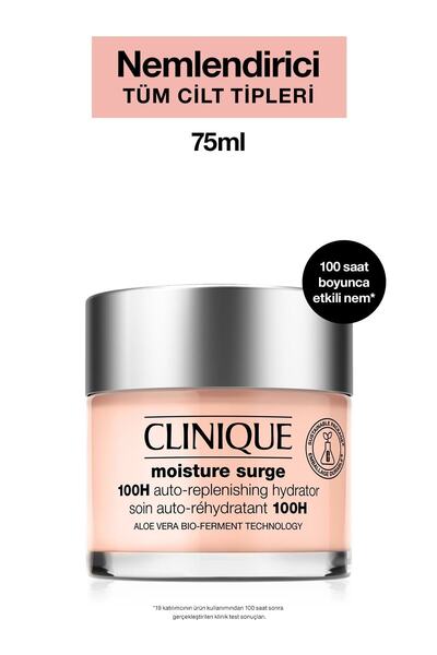 Clinique Moisture Surge 100 Saat Etkili Nemlendirici ve Yenileyici Krem 75 ML...