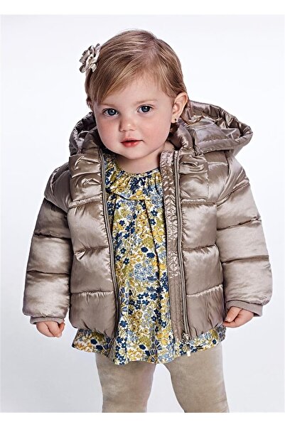 MAYORAL Kız Bebek Kapüşonlu Mont 2440