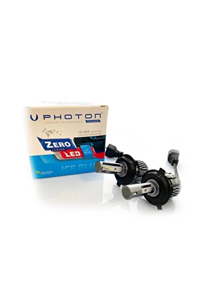 Photon Zero H4 Buz Mavisi Led Xenon Far Ampulü Takımı 12-24 Volt