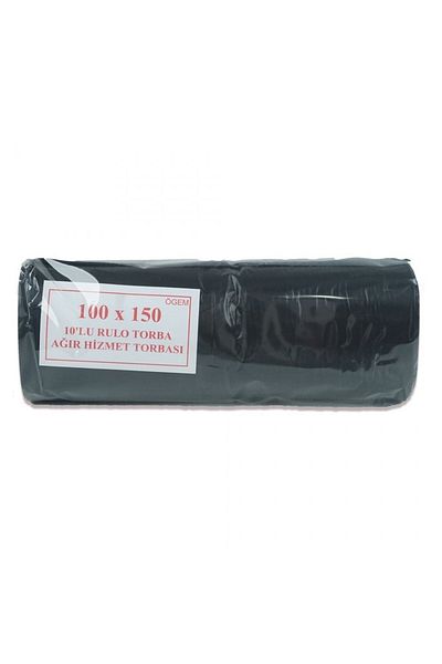 ÖGEM PLASTİK Jumbo Size Wholesale Trash Bag - 100X150 Cm, J800 (1 Box, 20 Pieces)