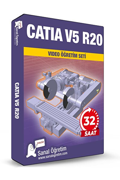 Sanal Öğretim Catia V5 R20 Video Ders Eğitim Seti