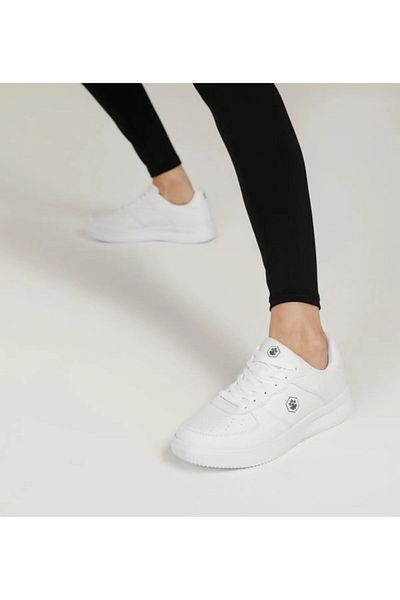 lumberjack Orthopedic Women's White Sneakers Finster