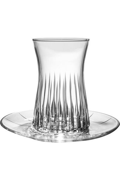 KCD Lavita Plain 6-Person 12 Piece Tea Cup Set