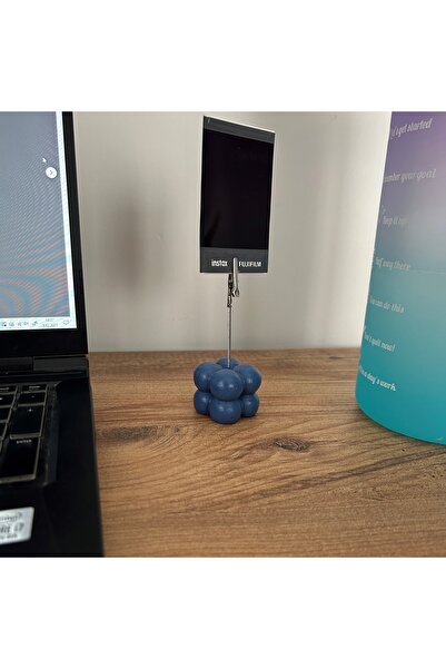 oasis decoration Gray Blue Bubble Note Holder