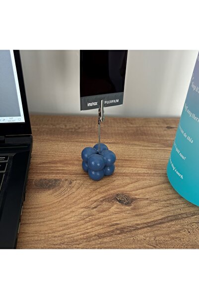 oasis decoration Gray Blue Bubble Note Holder