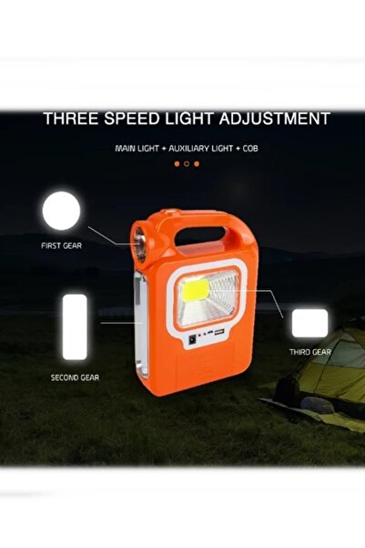 gaman Güneş Enerjili Telefon Şarj Edebilen Ampullu Solar Aydınlatma