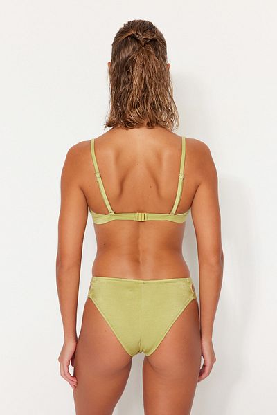 Trendyol Collection Πράσινη κοπή/με κανονικό πόδι μπικίνι κάτω TBESS21BA0306