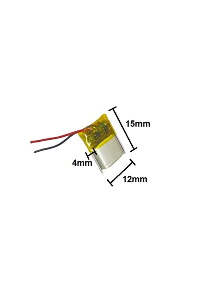 Sertec 401215 3.7v 50 Mah Lityum Polimer Pil 1.5a (drone Için Uygun Değildir)