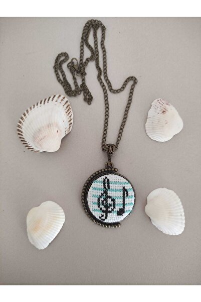 Roseland Hand Made Otantik Etamin Kadın Kolye