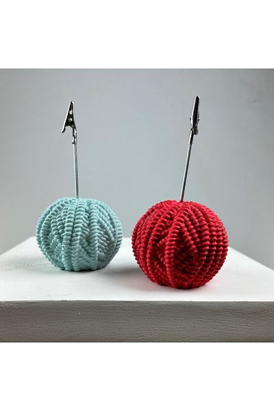 oasis decoration Yumak Note Holder Set of 2 ( Mint - Red )