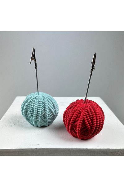 oasis decoration Yumak Note Holder Set of 2 ( Mint - Red )