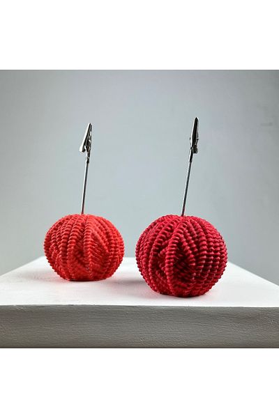 oasis decoration Yumak Note Holder Set of 2 (Coral - Red)