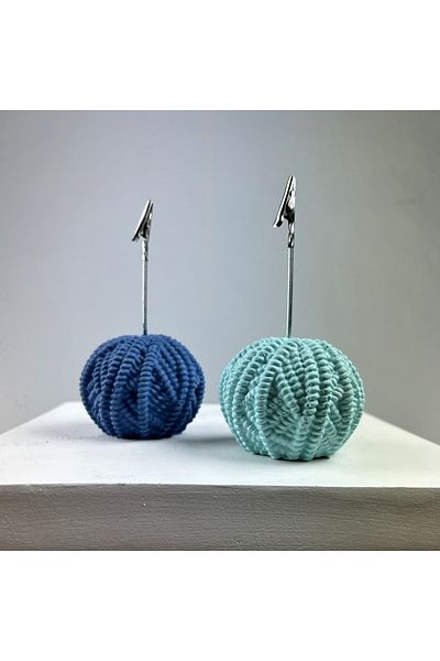 oasis decoration Yumak Note Holder Set of 2 ( Mint - Gray Blue )