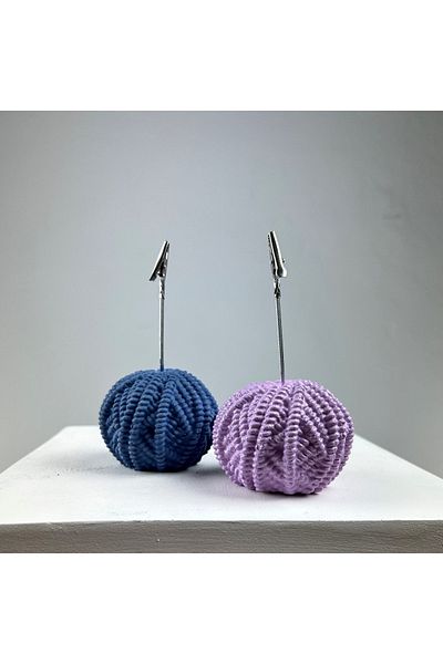 oasis decoration Yumak Note Holder Set of 2 ( Lilac - Gray Blue )