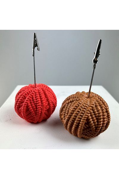 oasis decoration Yumak Note Holder Set of 2 ( Coral - Oak )