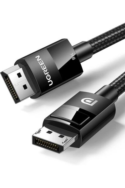 Ugreen 8k 60hz Displayport To Displayport 1.4 Örgülü Kablo 1 Metre
