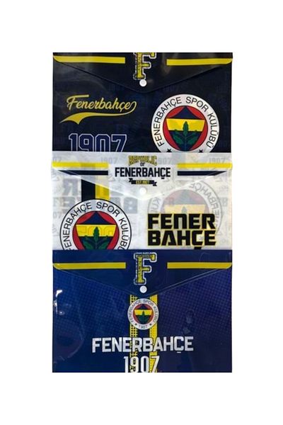 Fenerbahçe Fan Snap Envelope File 3 Pieces