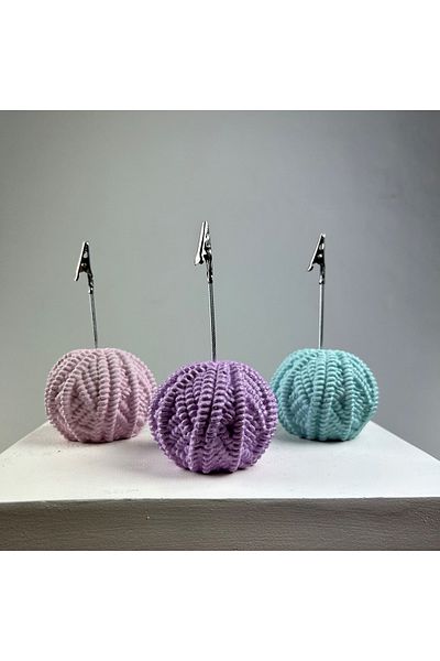 oasis decoration Yumak Note Holder Set of 3 ( Lilac - Mint - Pink )