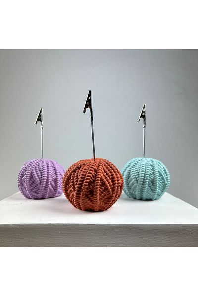 oasis decoration Yumak Note Holder Set of 3 ( Lilac - Terracota - Mint )