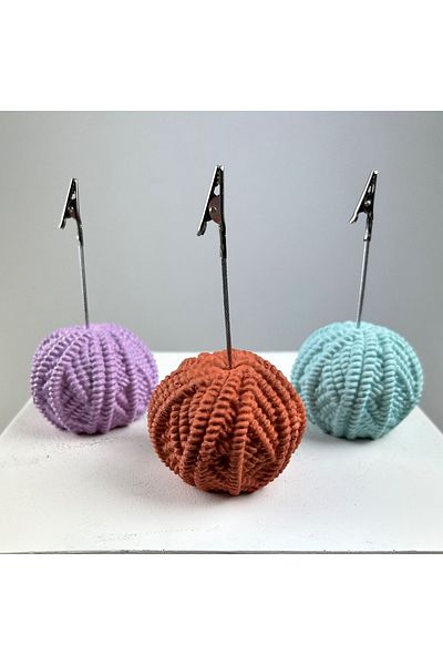 oasis decoration Yumak Note Holder Set of 3 ( Lilac - Terracota - Mint )